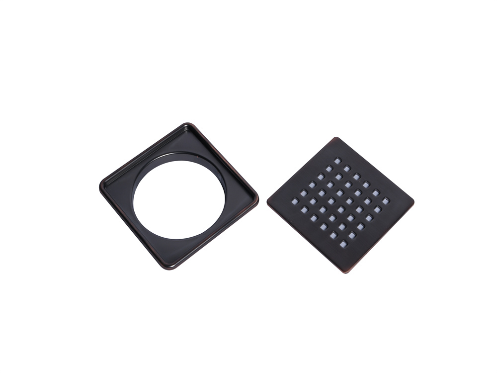 China Suppliers Factory Square 304 Stainless Steel Floor Drain for Modern Bathrooms - Corrosion-Resistant and Easy Installation
