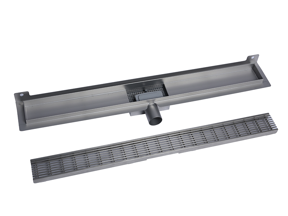 High-Quality Custom Silver Stainless Steel Linear Shower Drain from China Suppliers - High-Flow Factory Design for Efficient Drainage Factory, Suppliers