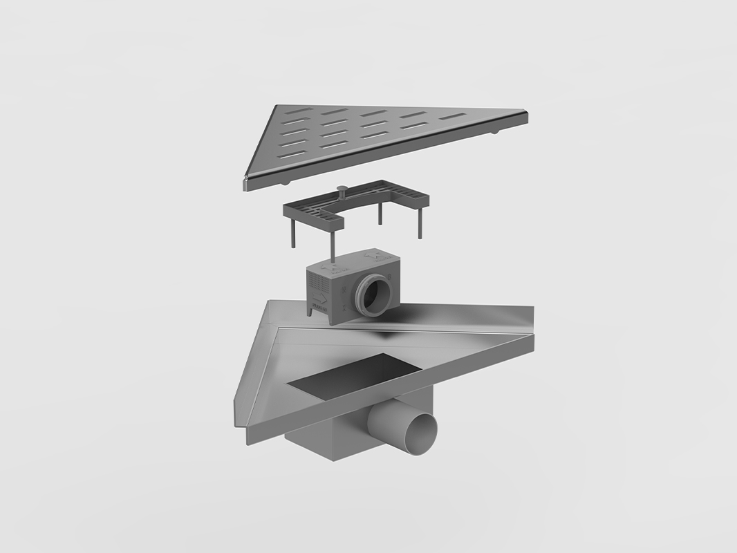 Stainless steel shower drain product variant 6