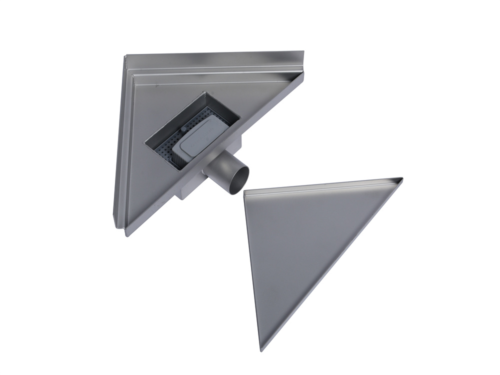 OEM Large Triangular Stainless Steel Shower Drain for Bathroom Corners - China Suppliers Factory Product Manufacturer, Factories