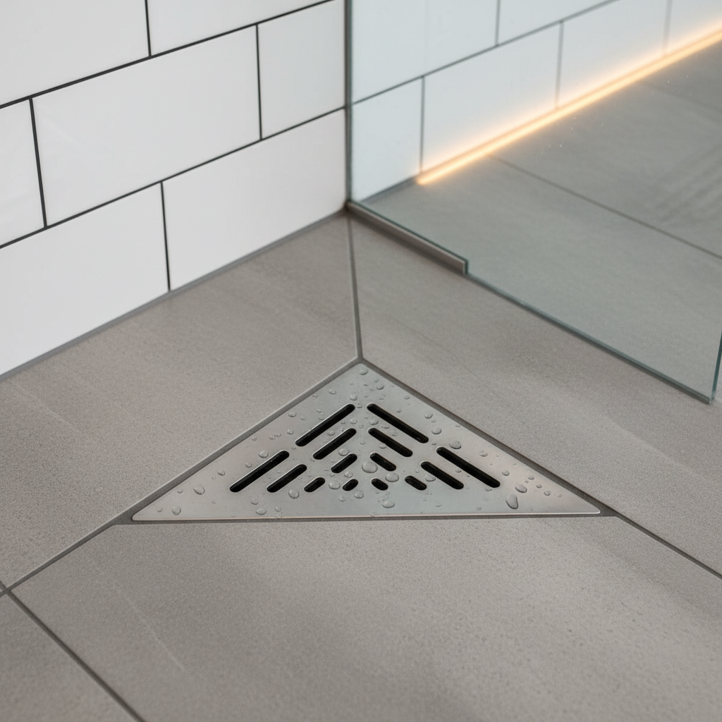 Triangle Floor Drain
