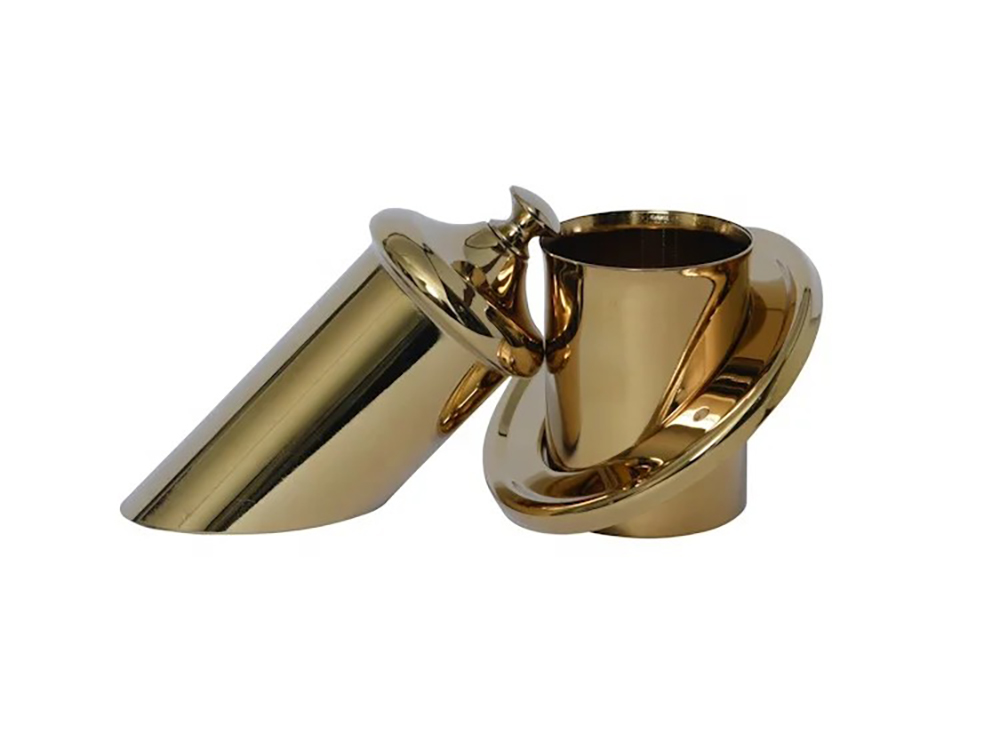 OEM 10 KG Coffee Bean Storage Stainless Steel Metal Golden Coffee Bean Dispenser Manufacturers, Suppliers