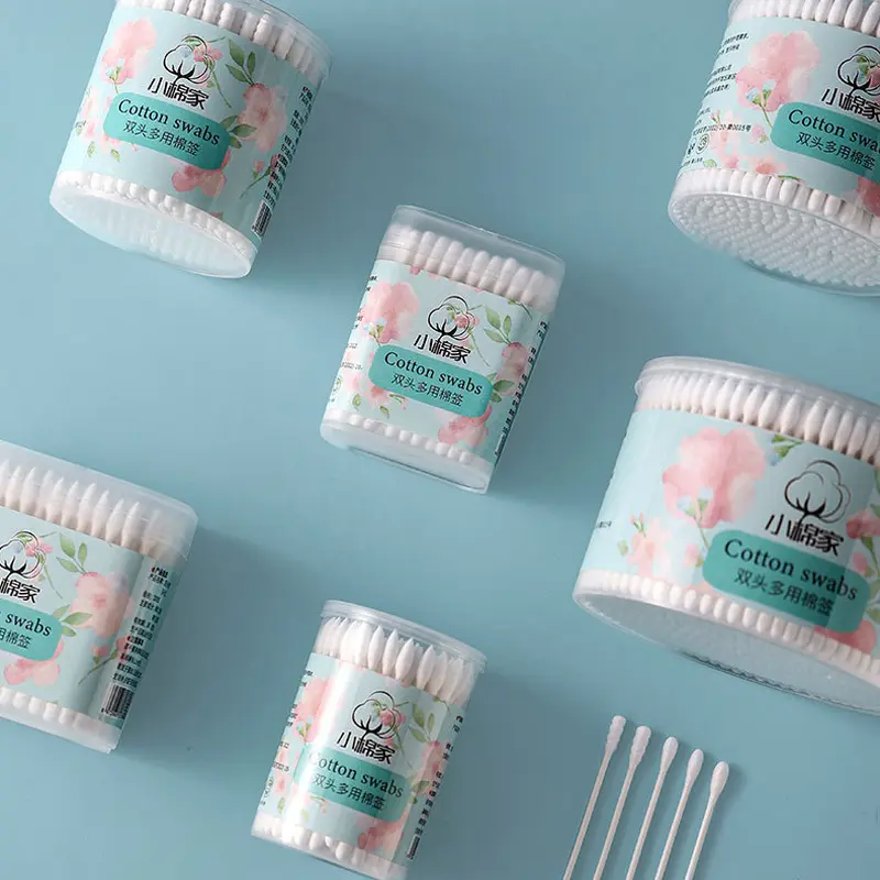 Best Spiral head + round head bamboo stick cotton swab Suppliers, Factories