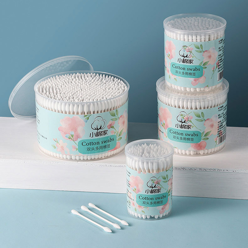 spiral round paper stick cotton swab
