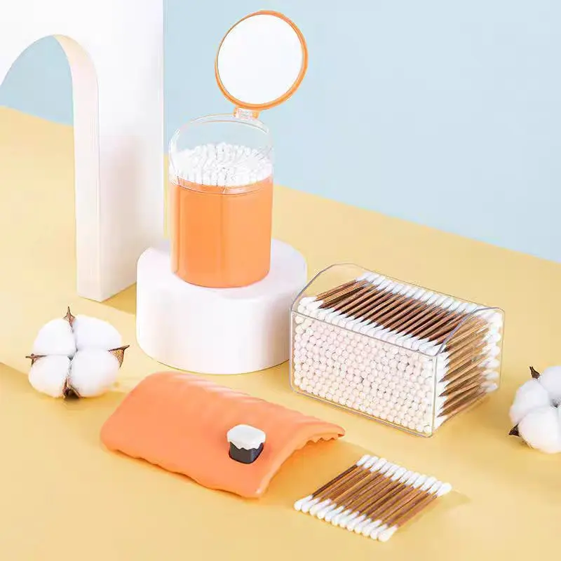 CE Certification Double Round head Cleaning Cotton Swab Buds with Wooden Sticks, Eyeshadow Tip Applicators Wood Sticks for Makeup Nail Art Tattoo Manufacturers, Pricelist