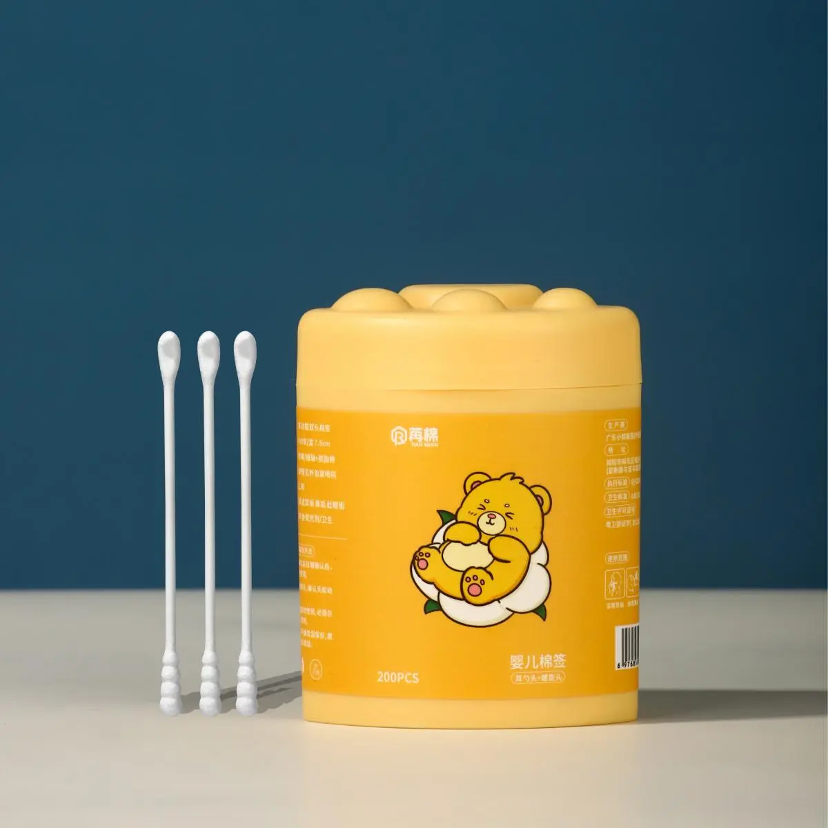 OEM Blue Teddy Bear Baby Cotton Swabs Exporters, Quotes