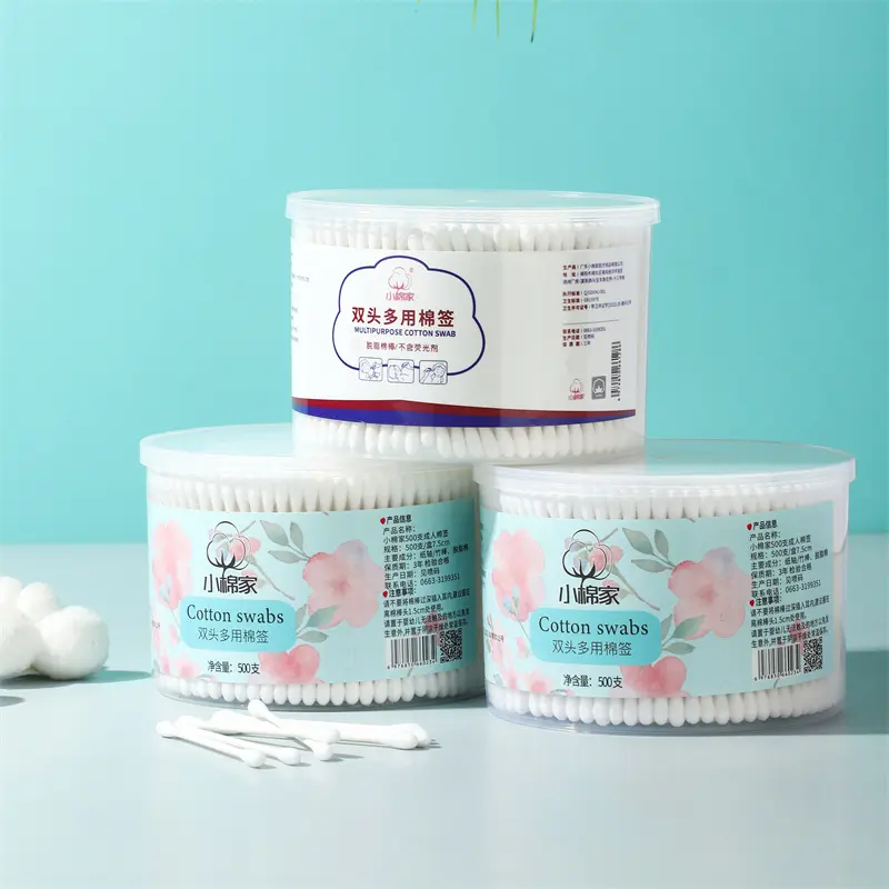 Custom Double round head cotton swab for babies Exporter, Exporters