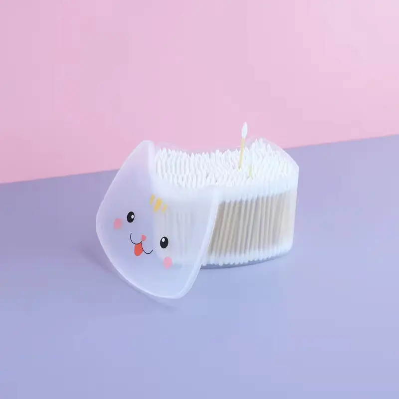 CE Certification Double  Round head and sharp head sprial and pointed Cleaning Cotton Swab Buds with Wooden Sticks, Eyeshadow Tip Applicators Wood Sticks for pet cat face sharp Makeup Nail Art Tattoo Quotes, Pricelist