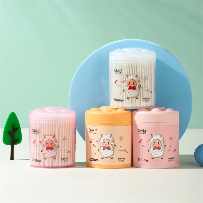 Best Spiral head + round head bamboo stick cotton swab Suppliers, Factories