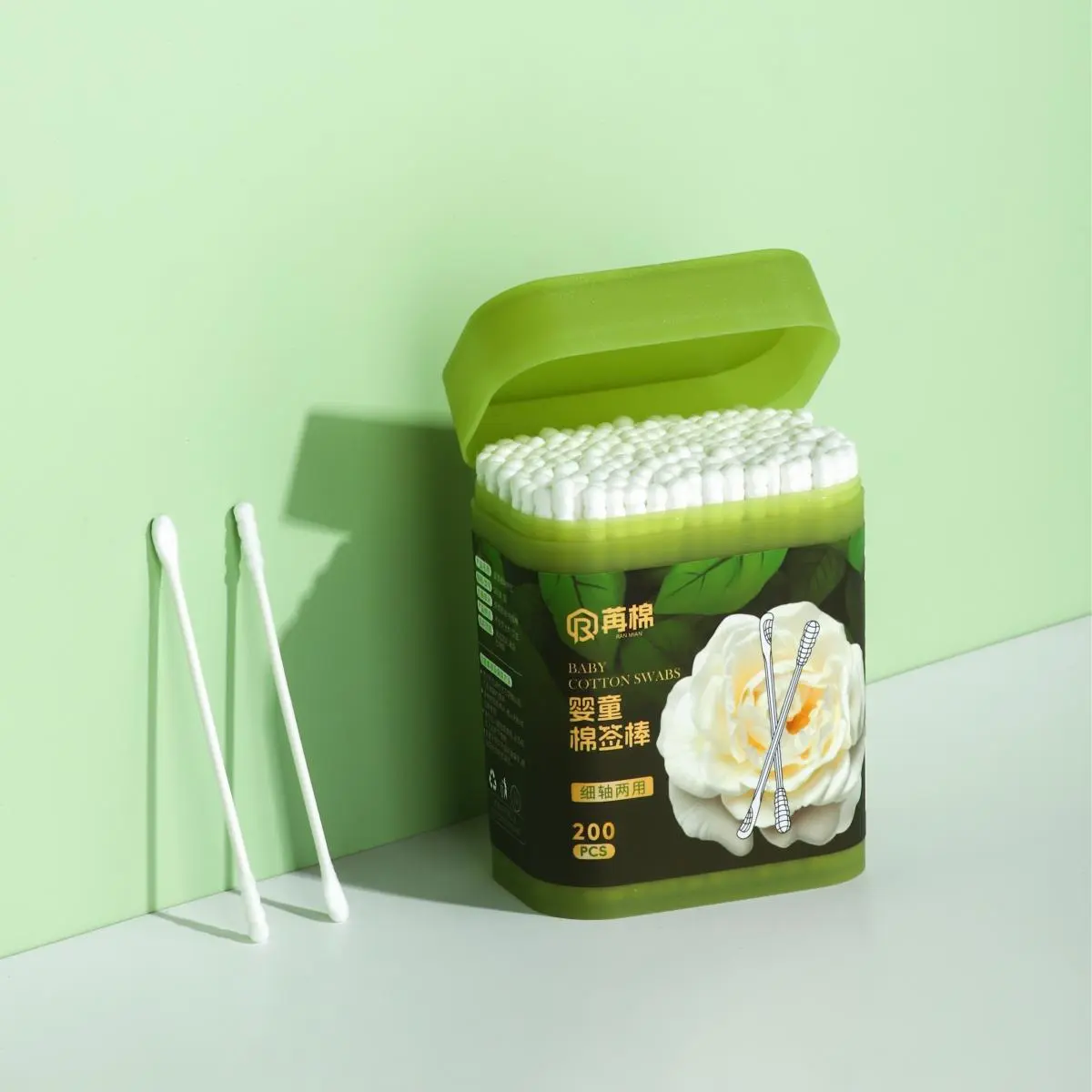 CE Certification Camellia Baby Cotton Swabs Supplier, Factories