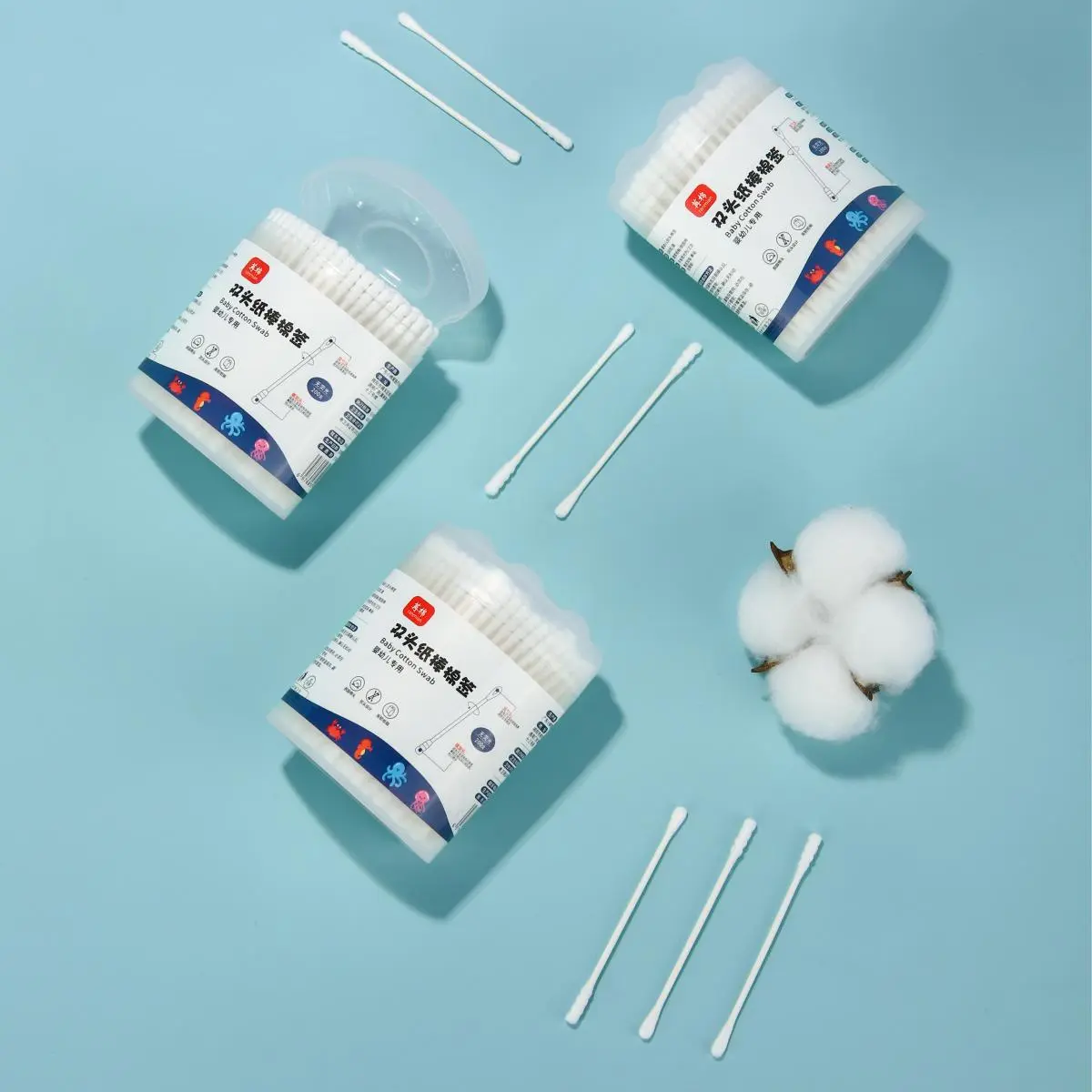 Wholesale Blue Ocean Baby Cotton Swabs Supplier, Pricelist
