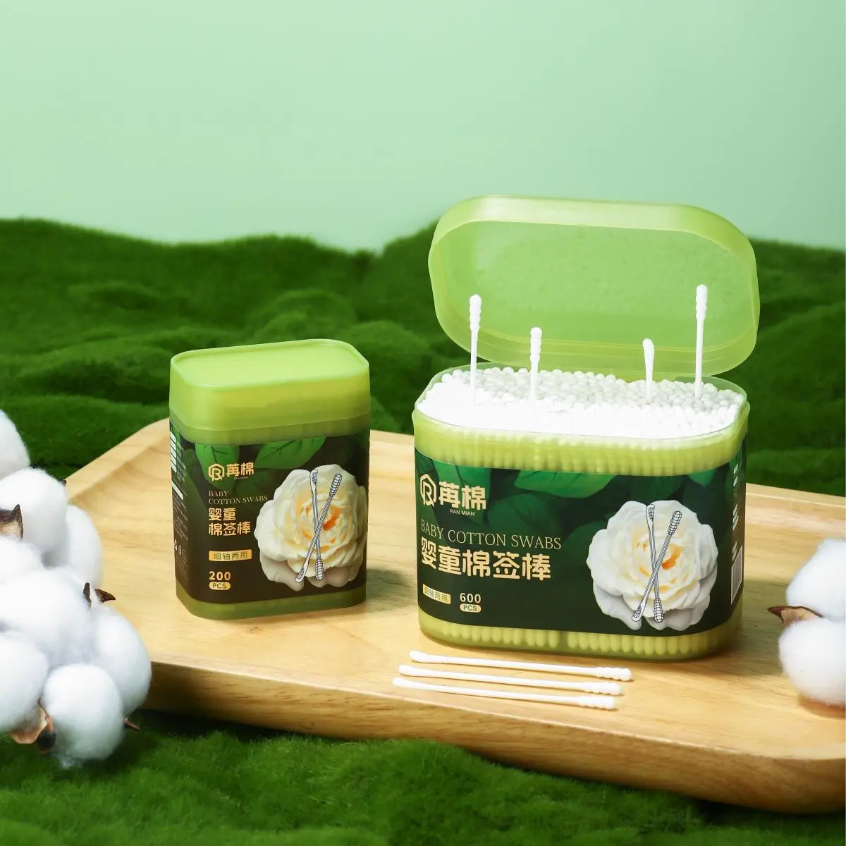 CE Certification Camellia Baby Cotton Swabs Supplier, Factories