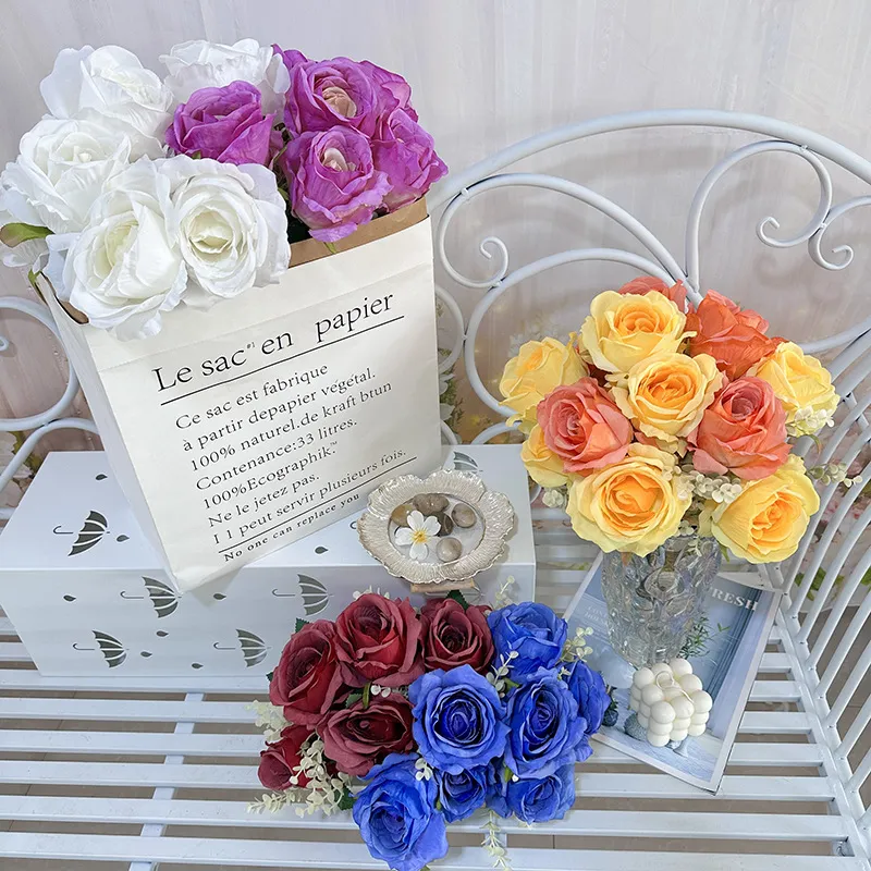 Elegant Silk Rose Bouquet