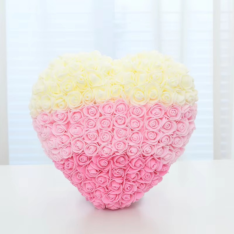 Eternal Preserved Rose Heart in Glass Dome 15cm for Mother's Day and Anniversaries