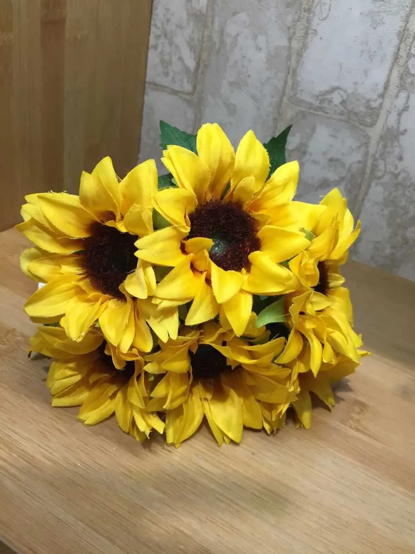 Artificial Sunflower Detail 9