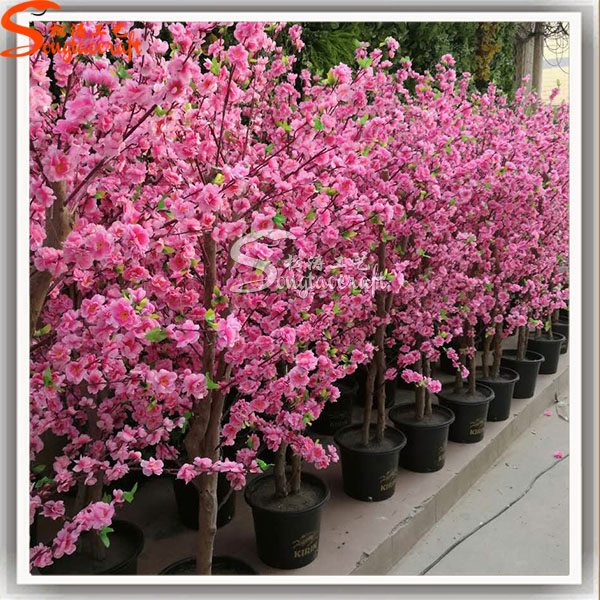 2016 Hot Sale Artificial Mini Cherry Blossom for Outdoor Decoration