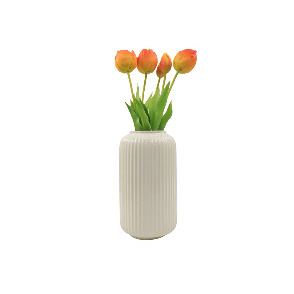 High Quality Tulip Flowers Artificial Real Touch Artificial Silk Flowers Tulip in a Vase