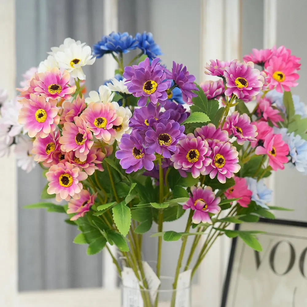 Wholesale 12head Artificial Sunflower Lifelike Handmade Sunflowers Decoration Floral Spray for Indoor and Outdoor Decoration