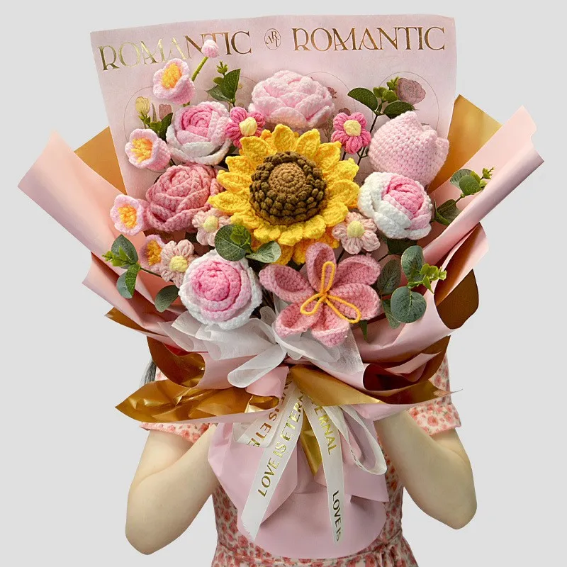 Knitted Bouquet Large Display