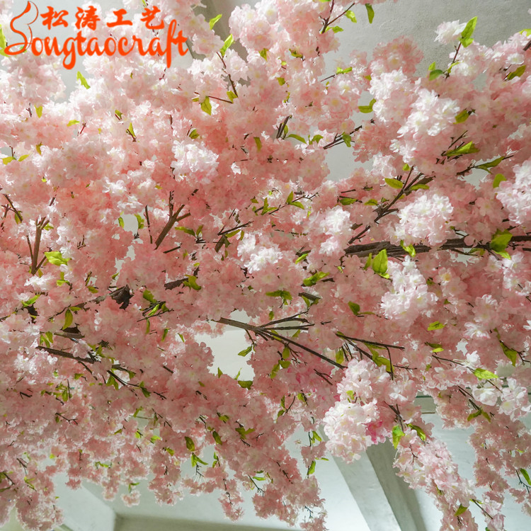 Indoor Artificial Silk Cherry Blossom Arch