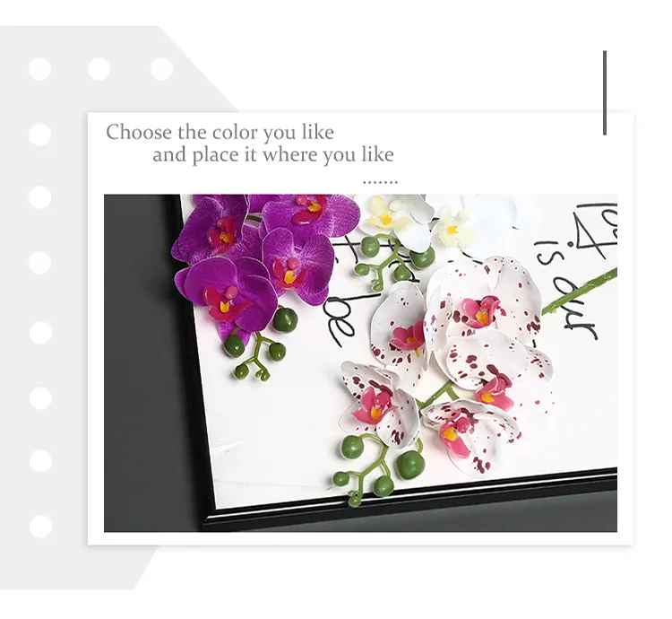 Artificial Orchid Decoration