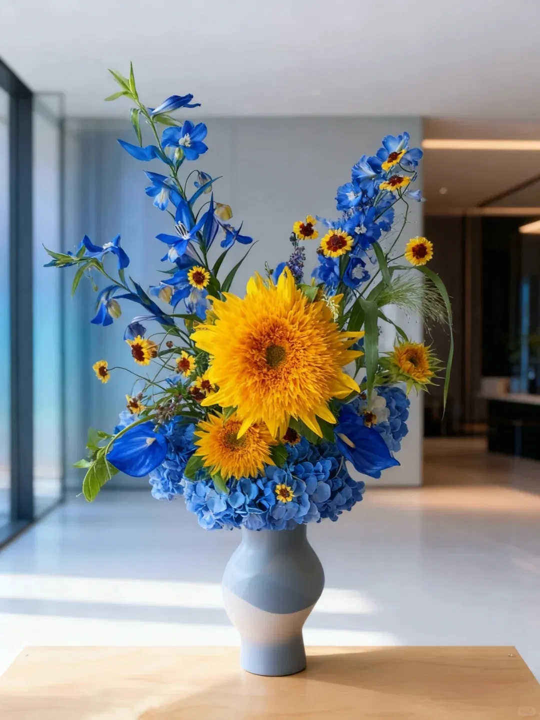 Artistic Design of Artificial Sunflowers