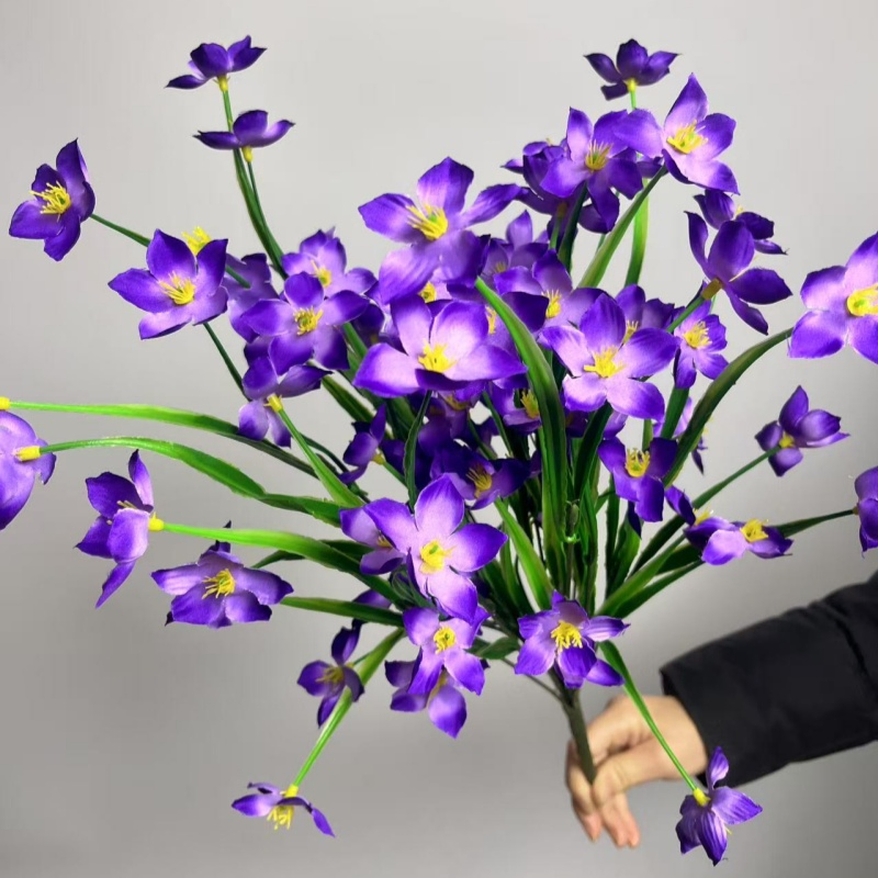 Fourty Heads Orchid for Home Holiday Decoration From Factory Wholesale Artificial Flower OEM