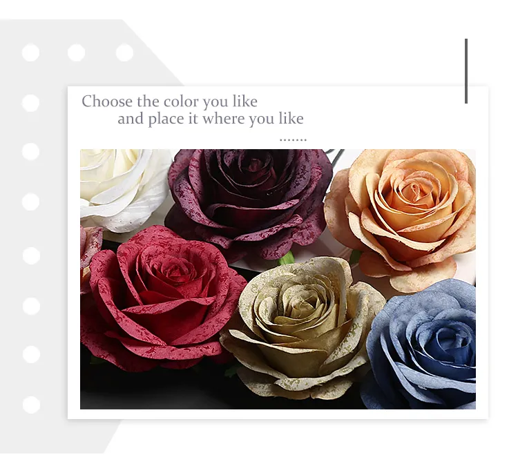 Artificial Rose Head 4