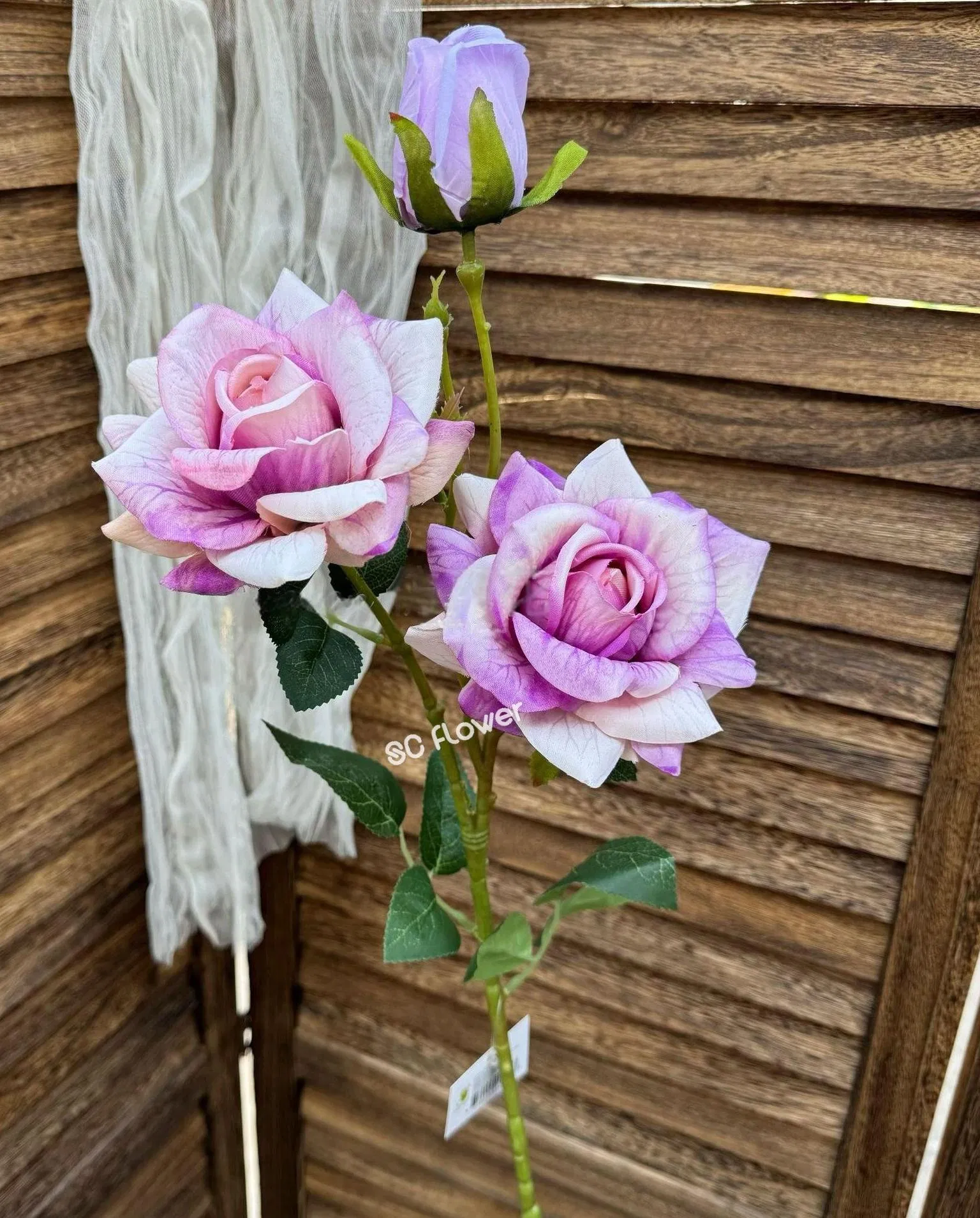 Foshan Wholesale 2025 New Luxury Spring Color Long Stem Faux Roses Artificial for Hotel Home Decoration