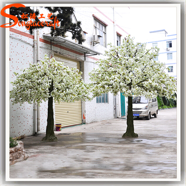 Hot Selling White Wedding Decorative Artificial Cherry Blossom