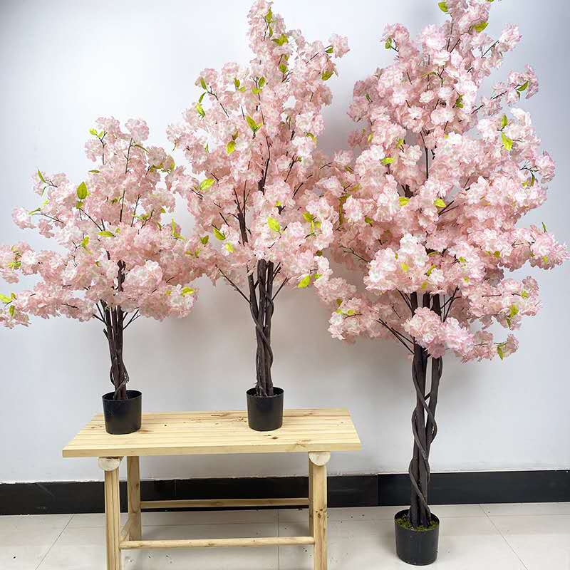 OEM Factory Customized Artificial Flowers Cherry Blossom Decoration Artificial Trees Cherry Blossoms Manufacturer in China