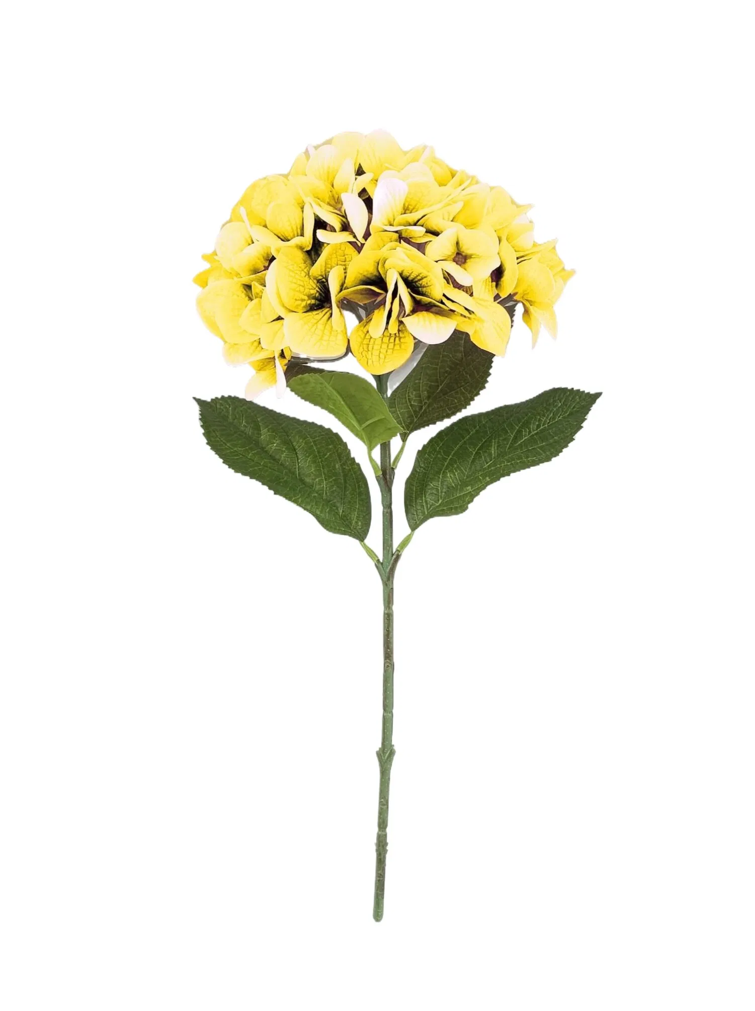47cm Premium Real Touch Artificial Hydrangea Stem
