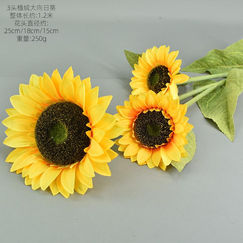 Wholesale Assorted Artificial Silk Sunflowers for Outdoor Home Wedding Baby Shower Birthday Party