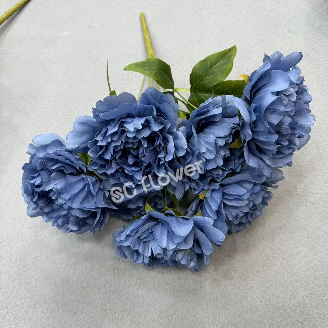 Artificial Silk Peony 6