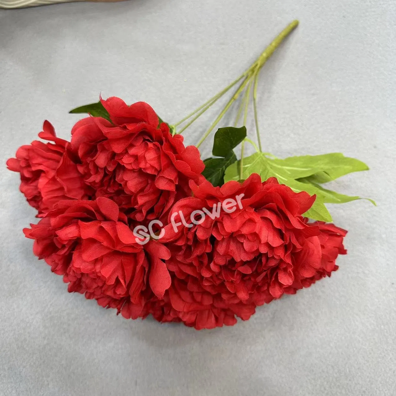 2025 New 7 Head Large 13cm Head Artificial Silk Peony for Wedding Home Decorations