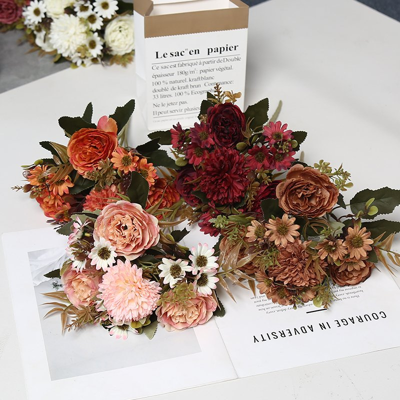 Oktoberfest Fun Artificial Flower Decoration Enhances Festival Vibes Sweet Noble Fresh Dreamy Luxurious Minimal Peony