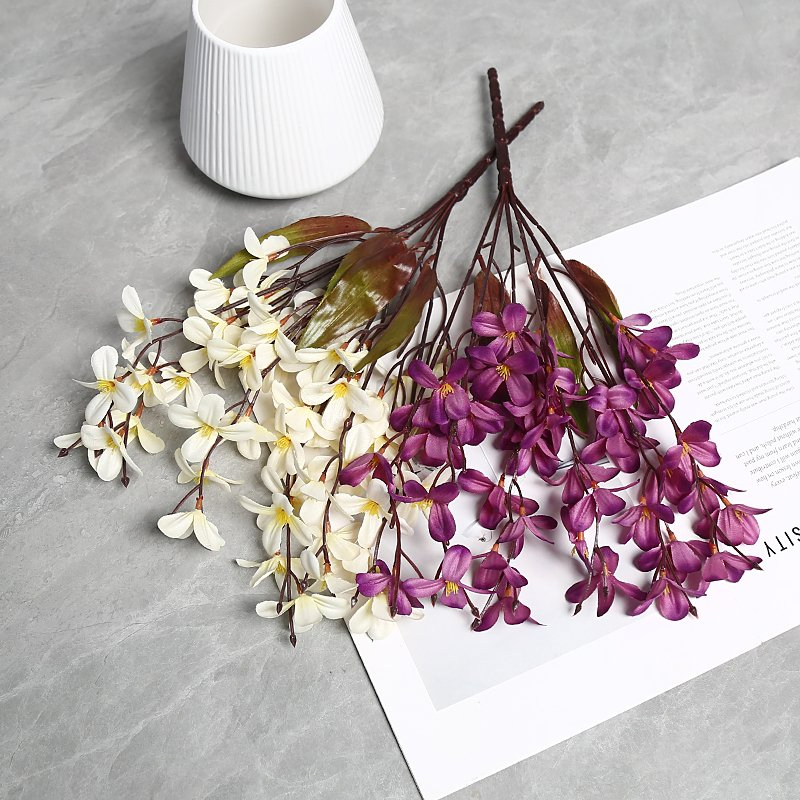 Middle Ages Elegant Unique 3D Party Decoration Balcony Layout Autumn Orchid