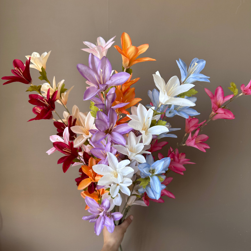 90cm Long Silk Artificial Orchid for Vase Living Room Decor Floral Arrrangement