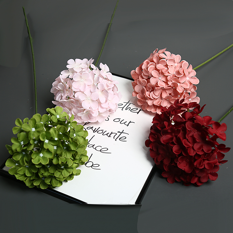 Busy Lifestyles Love These Artificial Flowers: Lush Blooms with Zero: Decorative Flowers Gerbera Rose Gift Corner-Brightening Table-Softening Hydrangea