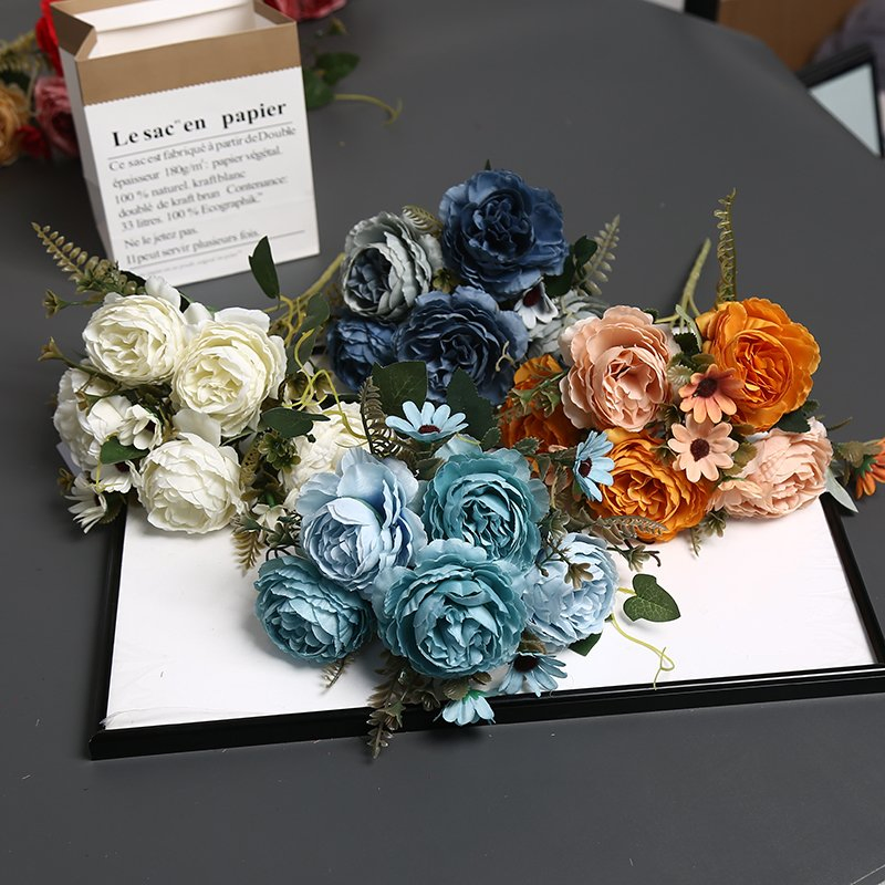 Hanging Planter Love Artificial Flower Decoration Hotel Decor Window Display Table Centerpiece Gift Bouquet Bridal Bouquet Bridesmaid Bouquet Peony