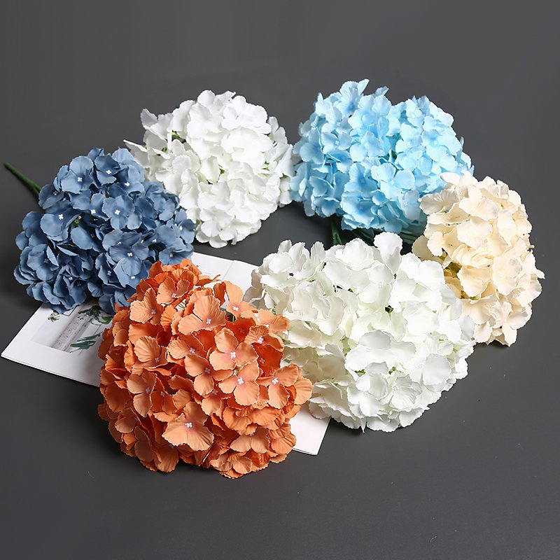 Halloween Tables Get Spooky-Chic with Dark-Hued Artificial Flowers: Lifelike Texture Gerbera Rose Easter Basket Filler Cozy Refreshing Hydrangea