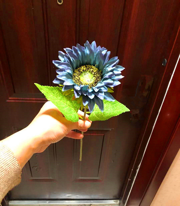 Synthetic Flowers Artificial Sun Flowers Plastic Sun Flowers