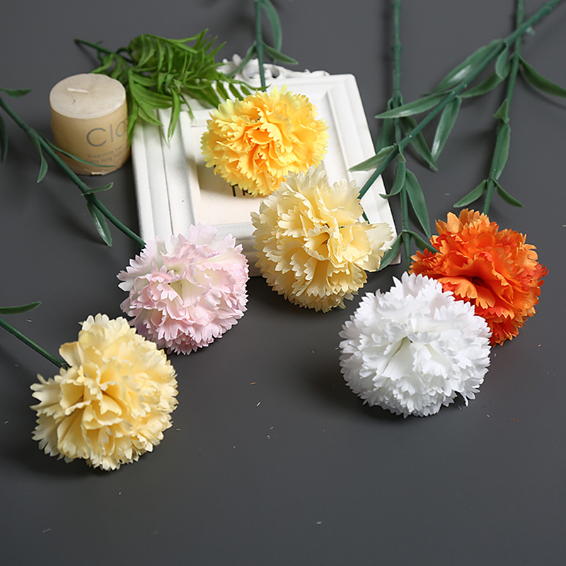 Realistic Artificial Flower Gerbera Bouquet: Bright for Kids’ Birthday: Orchid Carved Delicate Tabletop Ribbon Natural Cherry Blossom