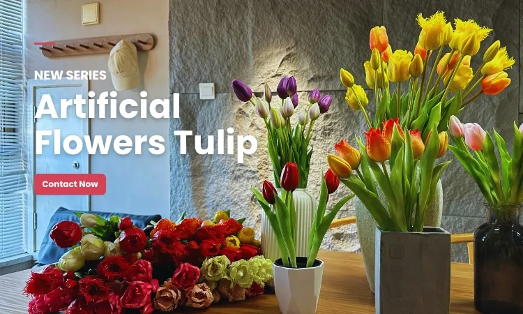 Artificial Silk Flowers Tulip