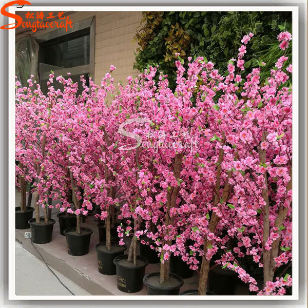 2016 Hot Sale Artificial Mini Cherry Blossom for Outdoor Decoration