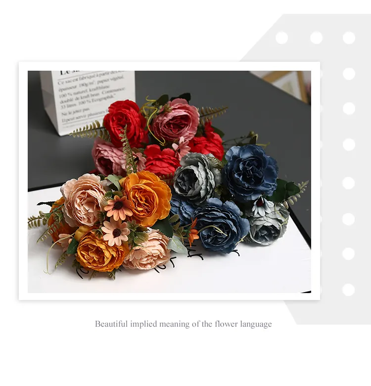 Artificial Peony Display 7