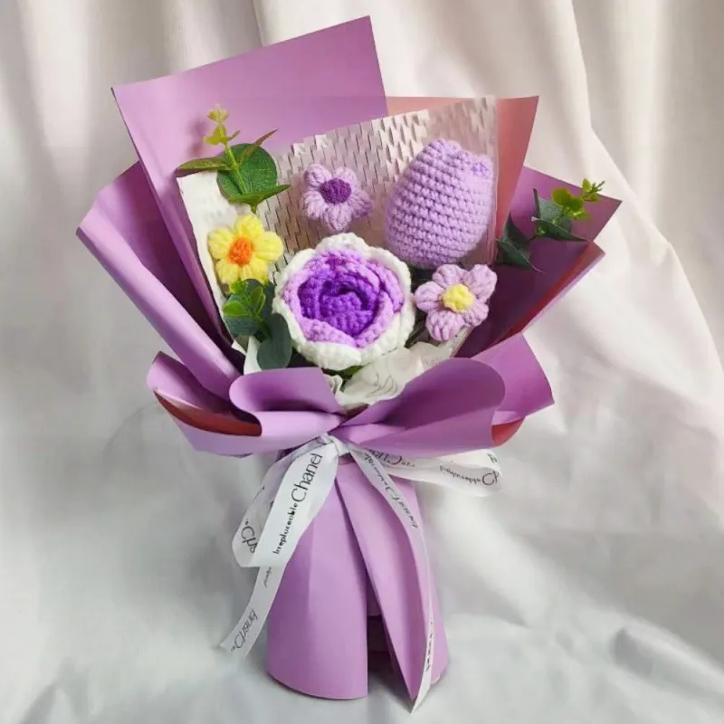 Hand-Crocheted Mixed Bouquet 6