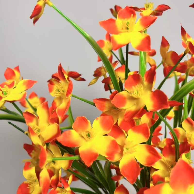 Fourty Heads Orchid for Home Holiday Decoration From Factory Wholesale Artificial Flower