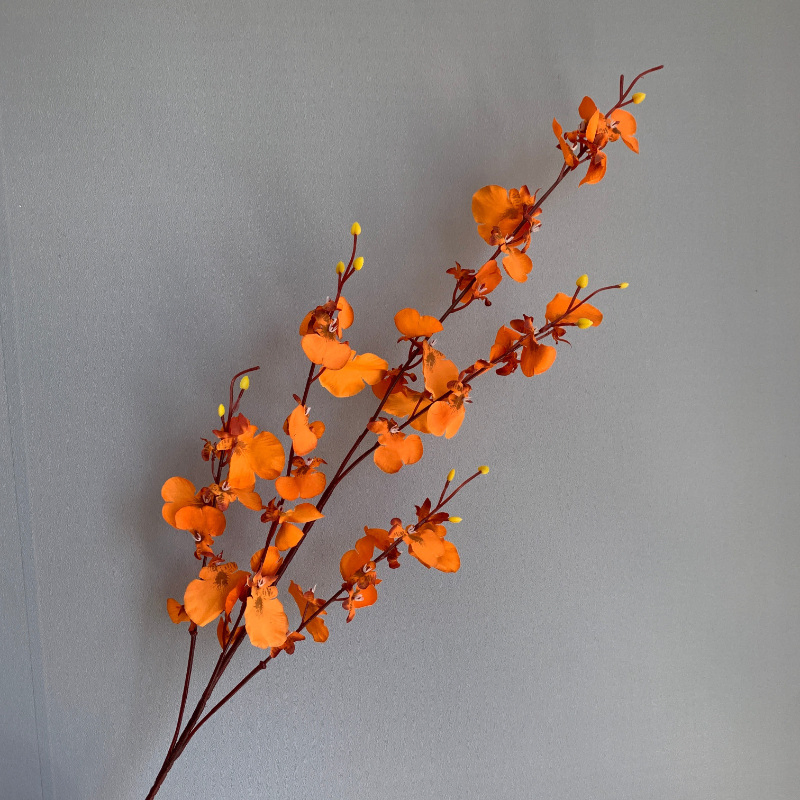 Wholesale Long Stem Silk Dancing Orchid for Living Room Decor Floral Arrangement