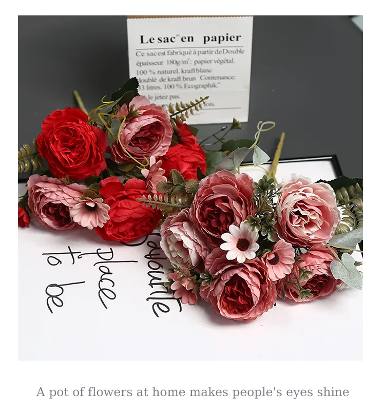 Artificial Peony Display 11